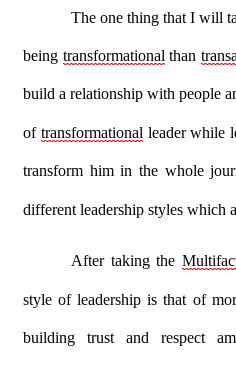 5.4 reflection of learning leadership